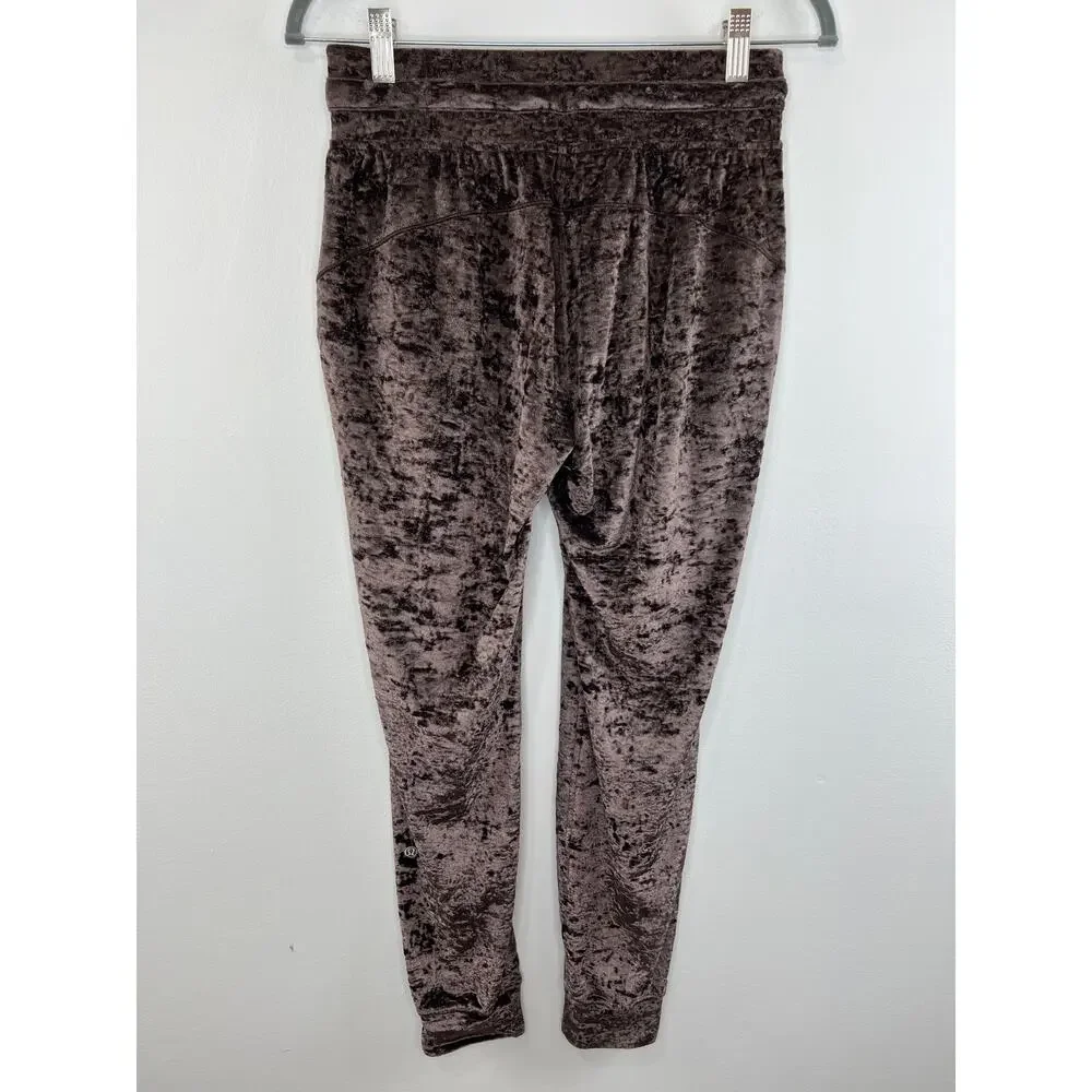 Lululemon Ready to Crush Jogger French Press Crushed Bronze Velvet Size 6 $128